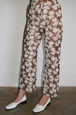 Tulle pants | tobacco