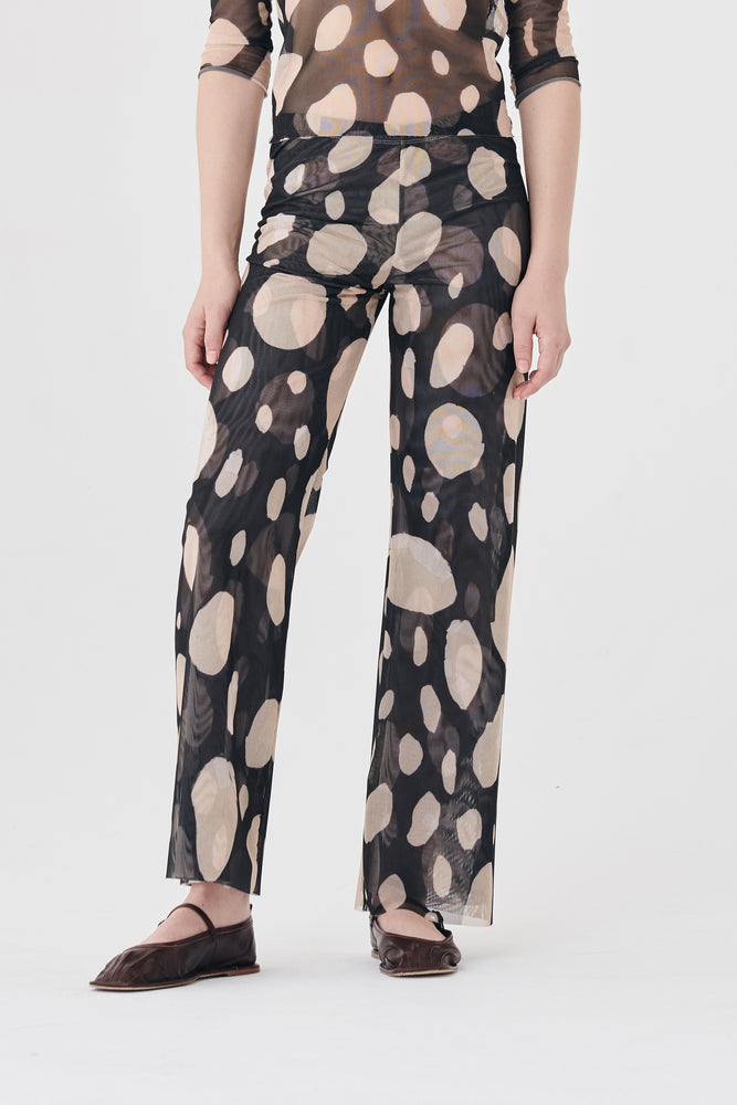 Recycled tulle pants | Anahuacali print