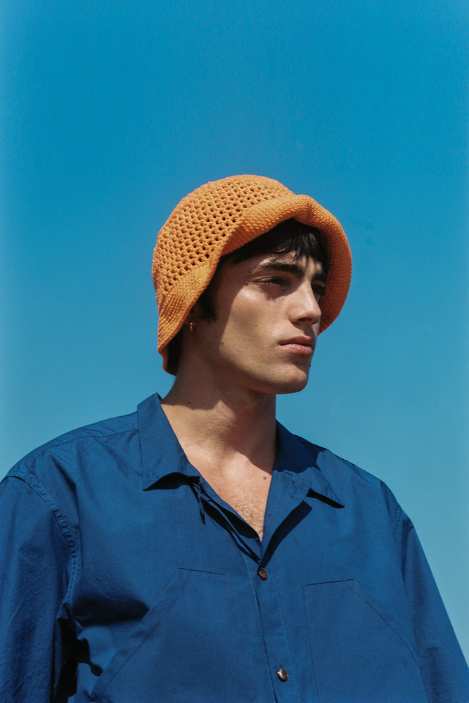Crochet hat | orange