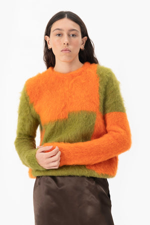 Cuadra sweater mohair-blend | orange