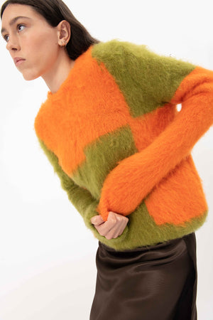 Cuadra sweater mohair-blend | orange