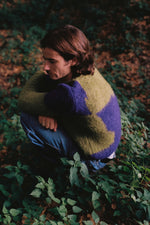 Cuadra sweater mohair-blend | aubergine